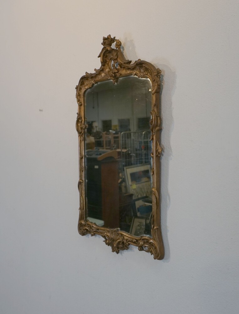 Carved Rococo style mirror