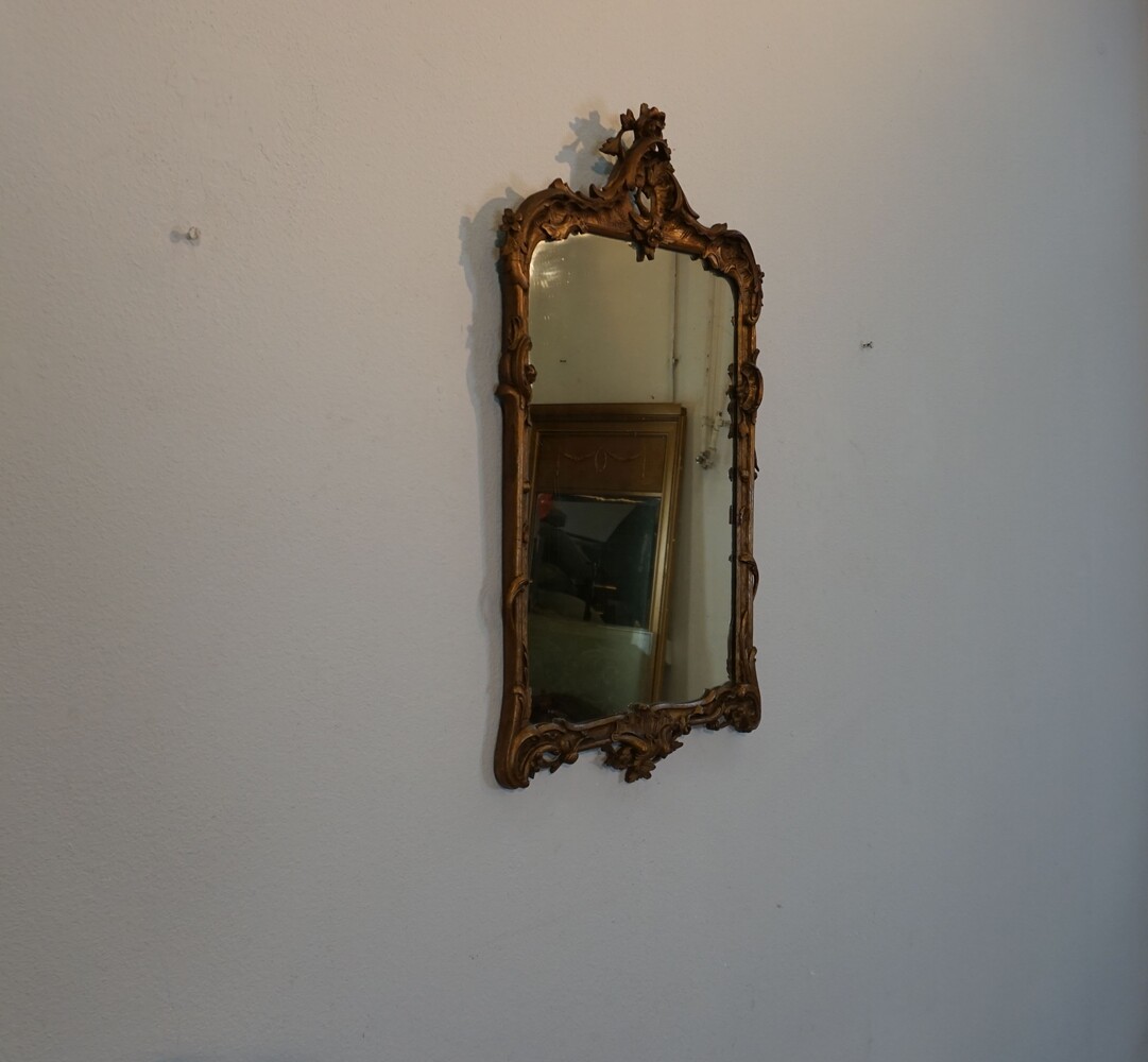 Carved Rococo style mirror