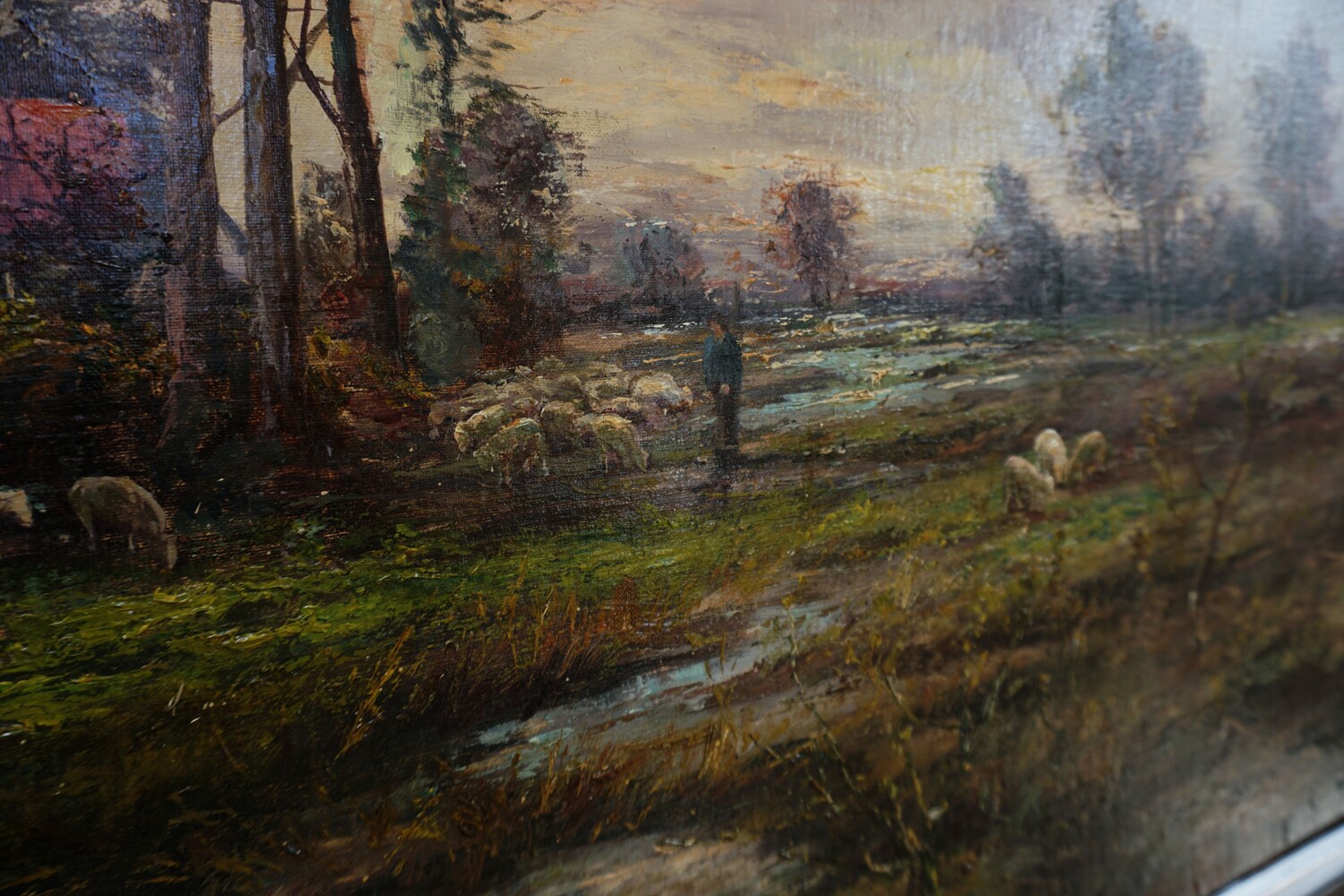 Large landscape with shepherdSOLD