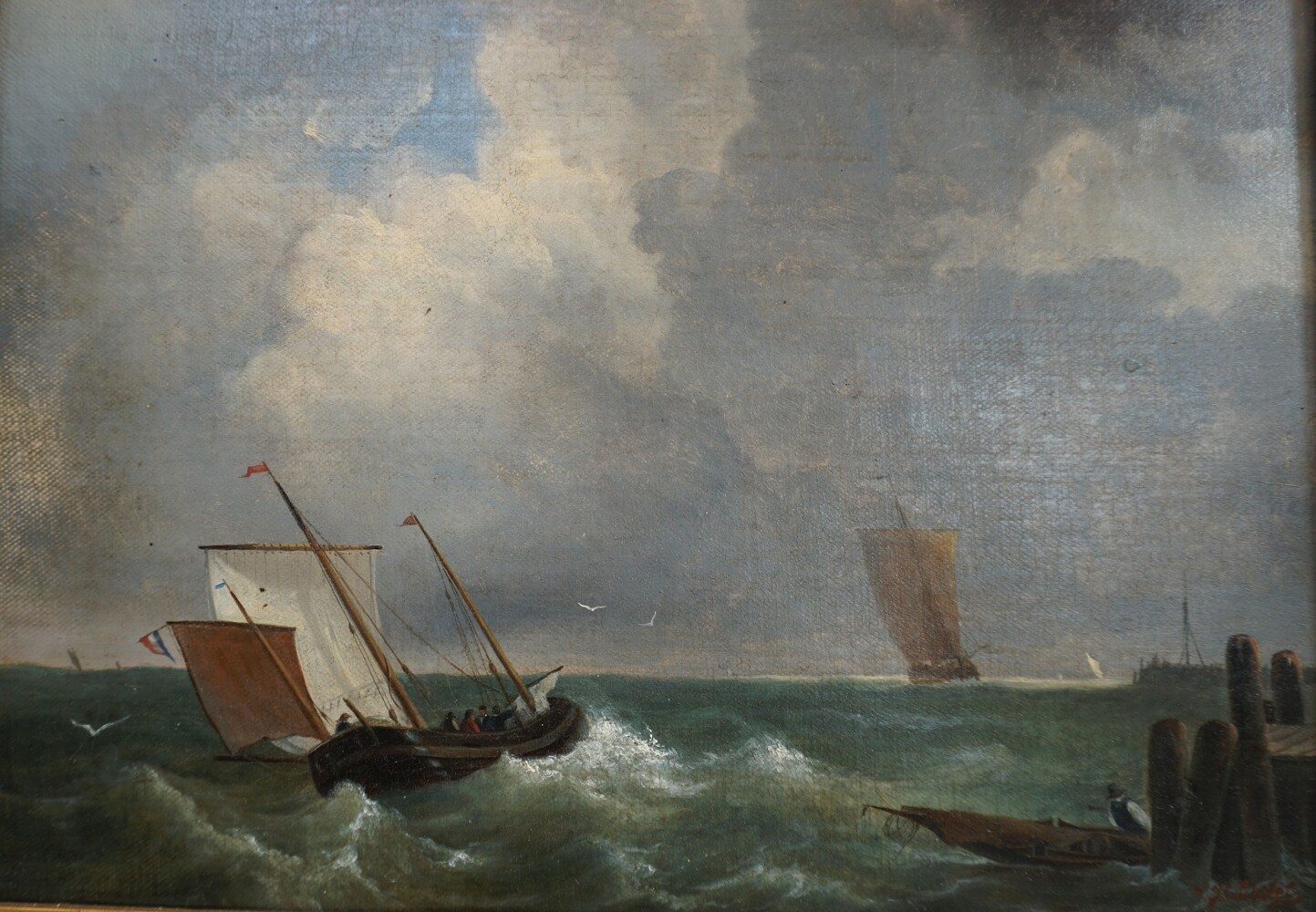 Marine seascape after J.C. Schotel